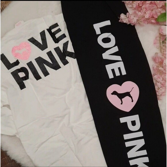 PINK Pants - VS PINK OUTFIT THE ORIGINALS SET JOGGERS SHIRT xl